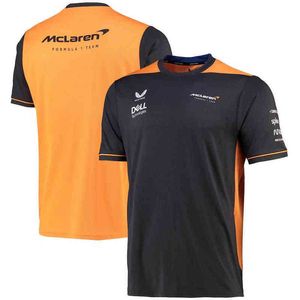 T-shirt officiel des pilotes de l'équipe Mclaren 2022, uniforme gris Lando Norris, chemise F1, combinaison de course de formule 1, Teess012280B