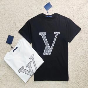 Site officiel Designer Summer Mens Designer T-shirt Casual Man Femme Tees avec lettres Imprimer manches courtes Top vendre de luxe Men321E
