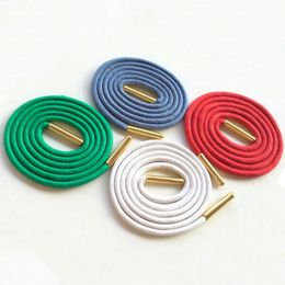 Officiel Weiou 100 paires de cordes de baskets cirées et d'aglets en métal doré, vente en gros, lacets faciles à nouer, corde durable 240130