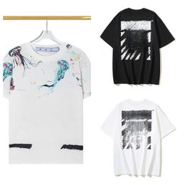 Offs Arrow T Shirt Nuevos camisas para hombre Diseñador de lujo Offs Camisa clásica blanca Graffiti Sudadera Hombre y mujer Camisetas Moda Coupl Tee Múltiples estilos Hip Hop S R0sb