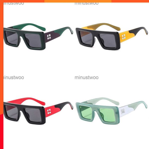 Offs Gafas de sol de moda Diseñador blanco Gafas de sol populares Marcos de moda Gafas de sol Marca Hombres Mujeres Gafas de sol Flecha X Marco Gafas Tendencia Hip Hop Sol cuadrado gl 6PMR