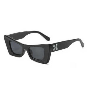 Cadres de luxe Mode Lunettes de soleil Hommes Femmes Tendance Marque Carré Lunettes De Soleil Flèche x Cadre Lunettes Lumineux Lunettes De Soleil Sports Voyage Sunglasse Hgel