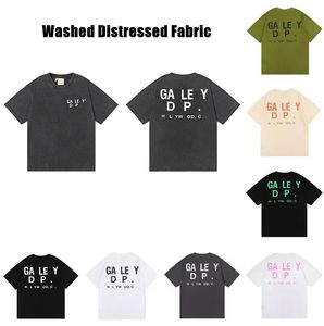 T-shirts voor mannen galerijen Zomer gallrey Tees depts Heren Dames Ontwerpers Losse modemerken Tops Casual afdeling Straat Shorts Mouw schulddiepte T-shirts