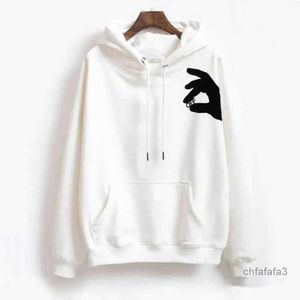 Offs White Designer Hommes Mode Sweats à capuche Finger Print Ow Marque Sweat à capuche Oversize Femmes Designers Whitees A1A9