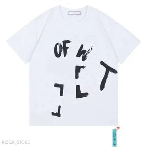 Offs Withe Mens Designer Tshirt Men Shirts pour manches courtes Coton Black Black Shirt Letter T-shirt imprimé Tops 460