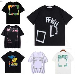 OFS Flower Designer Fashion Mens Hoodies Sweat à capuche Unisexe Femmes Hooded Harajuku Pillurs Streetwear Sweatshirtoff Men's T-shirts Offs WH 621