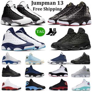 OG 13 Basketbalschoenen Heren Dames13s Black Cat Flint Brave Blue Navy University Blue Hyper Royal Cap And Gown Starfish Bred Heren Trainers Sport OG designer schoenen