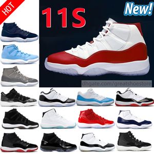 OG 2022 High XI 11 11s Men Men Dames Basketbalschoenen Cherry Pure Violet Cool Gray Gerichte 25-jarig jubileum 72-10 Concord Pantone Gamma Sports Legend Blue Trainers Sneakers Sneakers