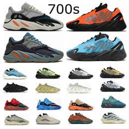 OG 700 V3 Chaussures de course Femmes Chaussures décontractées Men 700s Jogging Jogging Trakers Walking Solid Grey Grey RED Red Alvah Kyanite sur Azareth Cloud White Utility Black Loafer V2 Sneakers