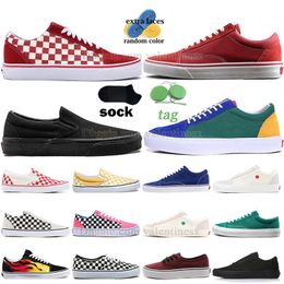 OG Classic Vintage Old Skool Purple Designer Canvas Zapatos casuales Hoqueros zapatos casuales zapatillas uva de lujo royal hombre mujer placa forma rosa dhgates entrenador