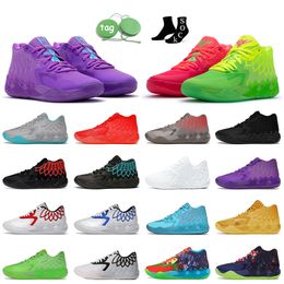 LaMelo Ball Shoes MB.01 Lo Heren Basketbalschoen 1OF1 Queen City Rick en Morty Rock Ridge Red Blast Buzz City Galaxy UNC Iridescent Dreams Trainers Sport Sneakers