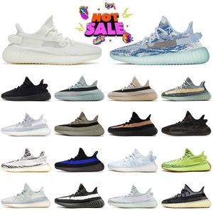 Yeezy 350 Onyx Bone Running Shoes Low Classics MX Dark Salt 【code ：L】Jogging Walking Trainers Dazzling White All Black Ice Blue Yellow Outdoor Sports Sneakers