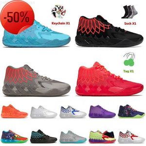 OG MB basketbalschoenen Tennis Outdoor Sneakers Blue Black Blast Rock Ridge Red Beige Galaxy Queen City 2022 Mens Lamelo Ball 1 MB.01 Alle maat 12