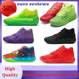 OG MB Basketball Top 2 Chaussures de balle de lamelo nickelodeon Slime MB.01 Be You Infant Sport Shoes MB 1 Rick and Morty Mens Sneakers MB1 Kids Low