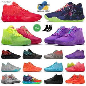 OG MB Mb 2023 01 chaussures de basket-ball lamelo pour hommes grande taille 12 tout rouge lamelos rick et mortys mb.01 mb1 vert or noir bleu hiver mode