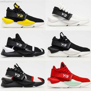 OG Mens Y3 Chaussures Kaiwa Designer Sneakers Kusari II Fashion Femmes Blanc Blanc Rouge jaune jaune TRENDY DADY Y-3 TRAINS CASSORATIONS TRAIN