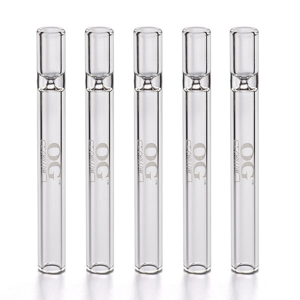 Quemador de aceite OG de 4,2 pulgadas, soporte para cigarrillos One Hitter Bat, pipa apisonadora de vidrio, accesorio para humo, pipa de mano