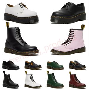 OG Original dr martins AirWair Platform Enkel Martin Boot Hoge designer doc martens heren dameslaarzen 1460 Jadon Glad Leer Nappa Booties Lage Loafers Schoenen