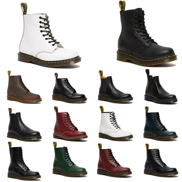 OG Original Dr Martins Doc Martens femmes bottes de créateur AirWair plate-forme cheville haute martin botte classique 8 yeux en cuir femme chaussons bas mocassins chaussures de sport