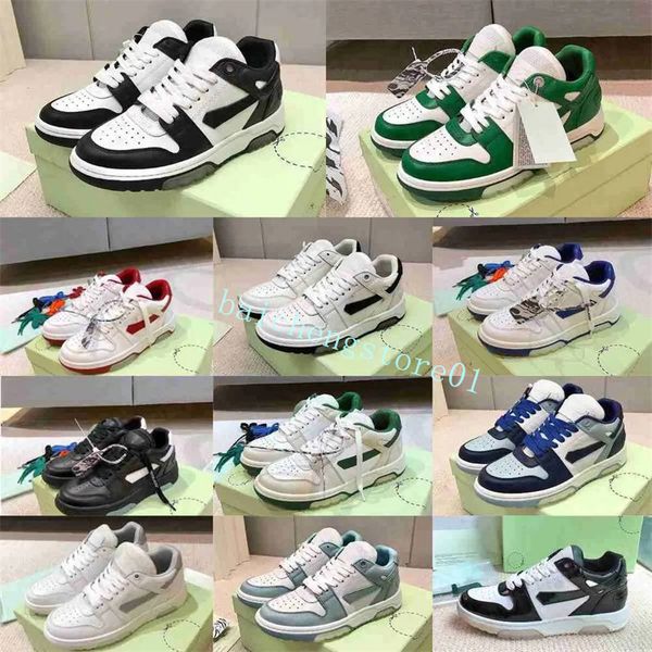 OG Original Flat Out Of Office OOO Low Tops Casual Chaussures Offes Blanc Panda Noir Gris Olive Vert Rouge Syracuse UNC Top Mocassins En Cuir Skateboard Baskets 36-45 b4