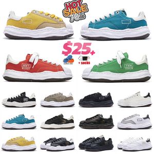 OG Original MMY maison mihara zapatos casuales mihara yasuhiro zapatos para hombre negro blanco amarillo azul maison yasuhiro chaussure zapatillas de deporte al aire libre para mujer