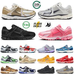 OG Originele Vomero 5 Gold Running Shoes Photon Dust Metallic Sier Pink Women Heren Trainers Darkgrijs Zwart Witte oker Doernbecher Oatmeal Runner Sneakers 36-45