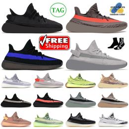 yeezy 350 kanye yezzy 350v2 shoes Chaussures de course de créateurs Baskets Casual Hommes Femmes Chaussures Runner Classics MX Noir Gris EUR 48 Taille 14 Dhgate 【code ：L】