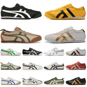 Chaussures og onitsukass tiger décontracté mexique 66 baskets lifestyle femmes hommes designers chaussures de course noir blanc bleu jaune beige basse entraîne