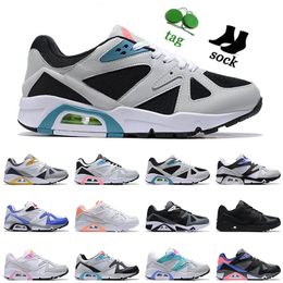 OG Structure Air 91 Zapatillas para correr Triax originales EE. UU. 11 Neo Black Grey Fog Lapis Mujeres Deportes Persian Violet Dark Citron White Teal Pink Men Traine 11