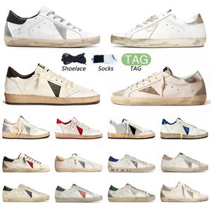 Golden Goose Super-Star Luxury Designer Sneakers dress Mens Women Plate-forme Italy Brand Dirty Old Vintage Men Dhgate Loafers chaussure Sports Trainers Jogging【code ：L】