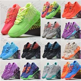Chaussures OGBasketball Mb 1 Rick et Morty à vendre Lamelos Ball Hommes Femmes Iridescent Dreams Buzz City Rock Ridge Red Galaxy Not Lamelo