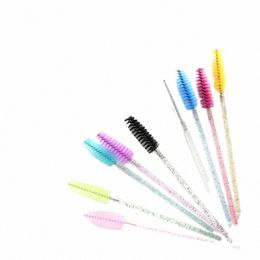 Ogeyero Nouveau Jetable 5/50Pcs Cristal Pinceau De Maquillage Pour Les Yeux Diamd Poignée Mascara Baguettes Eyel Extensi Outil De Maquillage Nice 66xk #