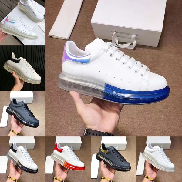 Ogmine Vendeurs chauds Couper en cuir en cuir pour hommes Femmes Femmes Épaisses plate-forme surdimensionnée surdimensionnée Sac à poussière Shoelace Free With Shoe Small Sneaker White Sneaker Casual Chaussures 35-47