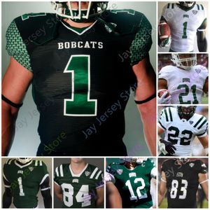 Ohio Bobcats Football Jersey NCAA College Nathan Rourke O'Shaan Allison De'Montre Tuggle Isiah Cox Shane Hooks Ryan Luehrman Austin Conrad