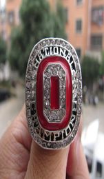 Ohio State 2014 OSU Buckeyes CFP Football National Championship Ring met houten display box souvenir mannen fan cadeau hele drop 7191382