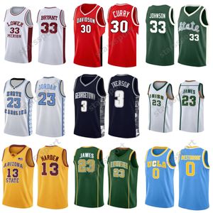 Ohio State Buckeyes 6 LeBron 23 James NCAA University Marquette Golden Eagles College Dwyane 3 Wade Basketball Jersey Davidson Wildcats College Stephen 30 Curry