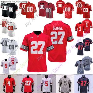 Ohio State Buckeyes Football Jersey NCAA College Football Jersey Ezekiel Elliott Johnson Chambers Wilson Fields Young George Ransom Olave