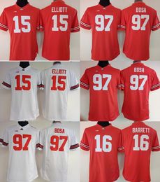 Ohio State Football Jersey Buckeyes Bosa Elliott Mens Womens 2024 S-3xl Mix Order Sport Jersey