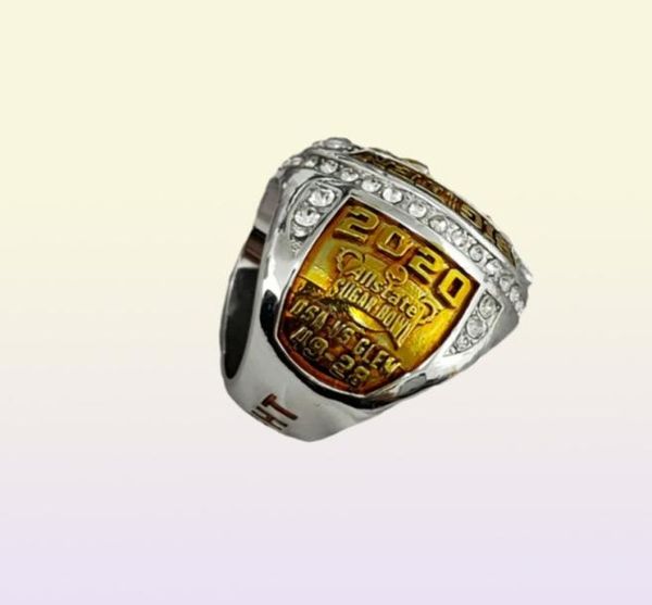 Ring de la Universidad Estatal de Ohio 2020 Big Ten All State Sugar Bowl Football Head Baring Rings6576328