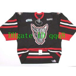 OHL 67'S GH OTTAWA BARBER POLE Rood Wit Elk naamnummer 100% Ing Custom Hockey Jerseys zeldzaam