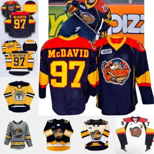 OHL Erie Otters Hockey Jersey Connor McDavid Alex Debrincat 17 Taylor Raddysh Dylan Strome Travis Dermott Jerseys