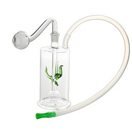 Brûleur à mazout Bubblers Bongs en verre Conduites d'eau Percolateur Diffuseur Bubbler Filtre de recyclage intelligent Mini appareil à fumer portable