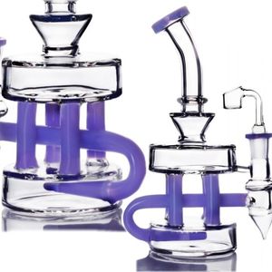 Olie brander Glas Bong Duck Hookah Bubber Water Pijp Concentraat DAB Rigs met 14 mm gewricht Glass Banger