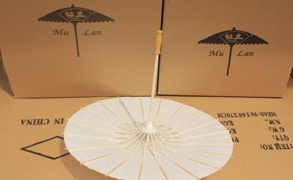 Paraguas de papel chino al óleo, sombrillas de boda nupcial, paraguas, accesorio de baile Retro, papel de aceite Ceaft, paraguas de 4 tamaños, venta al por mayor