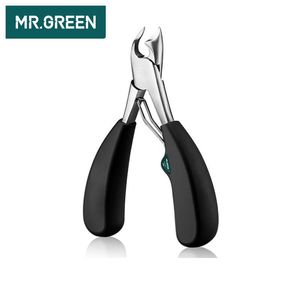 Olie Mr. Green Toe Nieuwe professionele roestvrijstalen manicure trimmer Art Pliers Cuticle Scissors Nail Clipper de nagelsnijder