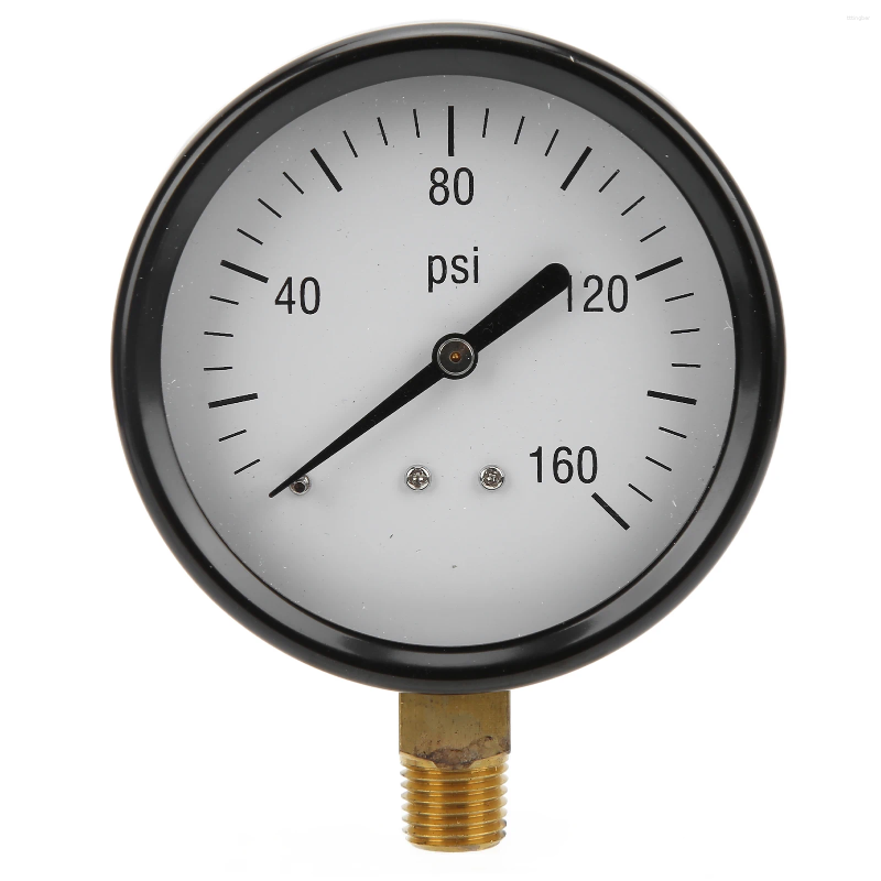 Manomètre d'huile 0-160psi résistant à la Corrosion avec connecteur 1/4 NPT pour spas, piscines et Aquariums