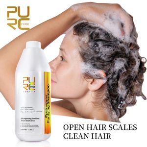 Olie purc purifying shampoo conditioner voor haarverzorging keratine haar rechtmakende behandeling reiniging zachte gladde haar hoofdhuidbehandelingen