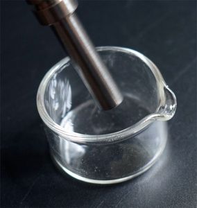 Rokende buizen Accessoires Olie Ring 38mm 50mm Glas Asbak Schotel Dabber voor Mini Nectar Collector Kit