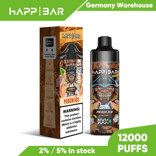 Huile en gros vaporisateur personnalisé vide Crystal 12000 Puffs Bar Vape Vape Factory Prix Disposable Vape Vape avec livraison gratuite