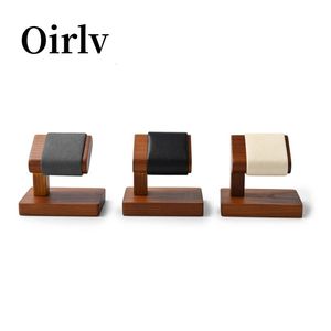 Oirlv Woolen Watch Holder Talsed Jewelry Stand Affichage Bracelet Bracelet Bracelet Bracelet Organizer Organisateur en bois T Watch Watch Stand 240521